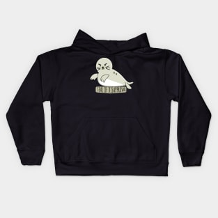 Seal Of Disapproval Kids Hoodie